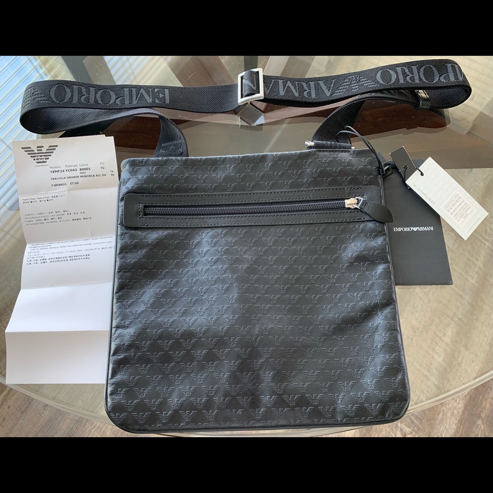 Emporio Armani men’s handbag black